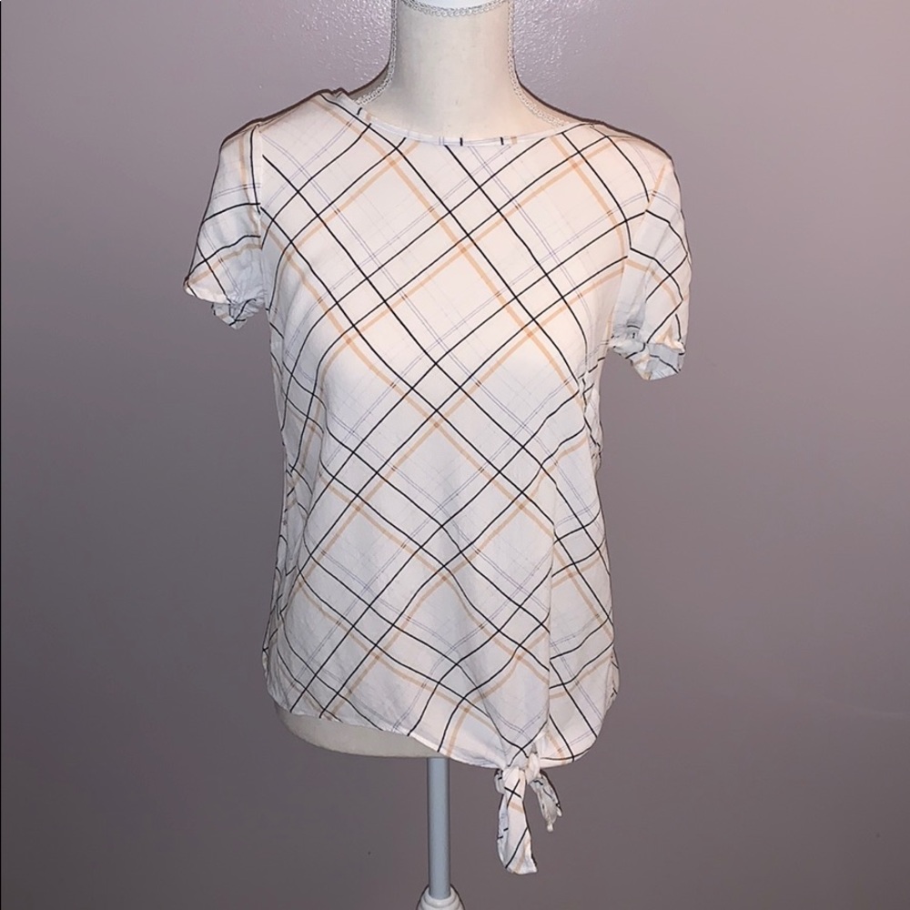 LC Lauren Conrad Tie Blouse